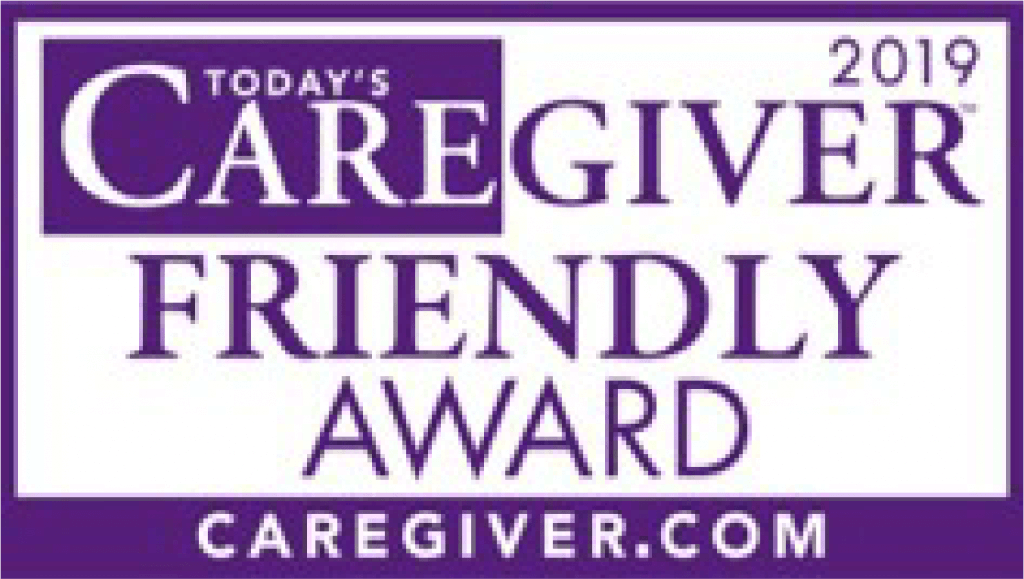 2019 Today's Caregiver friendly award, caregiver.com