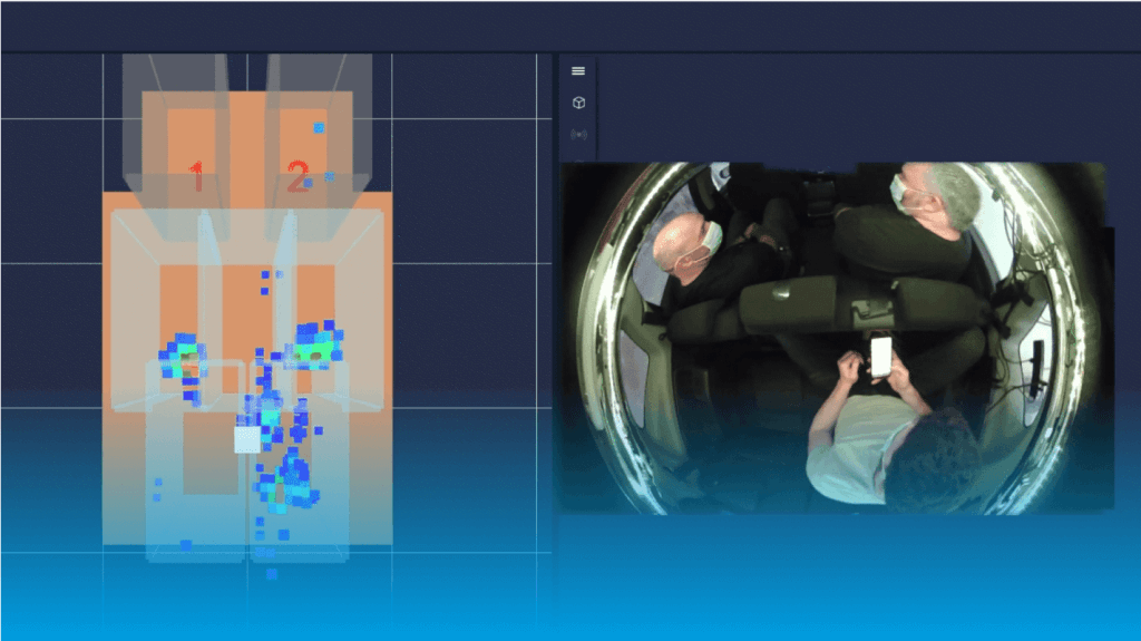 pointcloud for car passengers