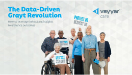The data-driven Grayt Revolution: How to leverage behavioral insights to enhance outcomes. Several older people gathered, holding signs that say "protect us, respect us".